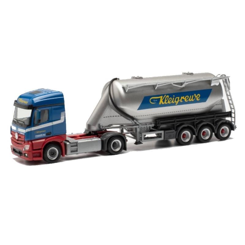 1/87 - Semi-Reboque Mercedes-Benz Actros Streamspace 2.3 com Silo - Kleigrewe