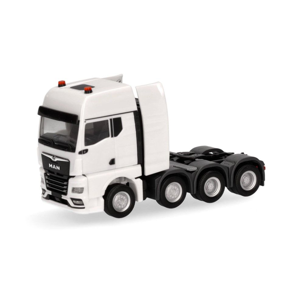 Tractor MAN TGX GX 4 eixos (suspenção pneumática 8x4), branco