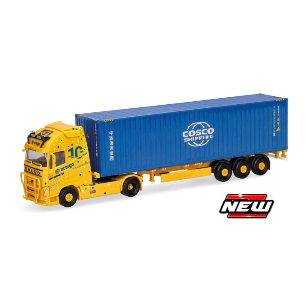 1/87 - Volvo FH GL XL 2020 semireboque -Acargo Meyer & Meyer / Cosco-