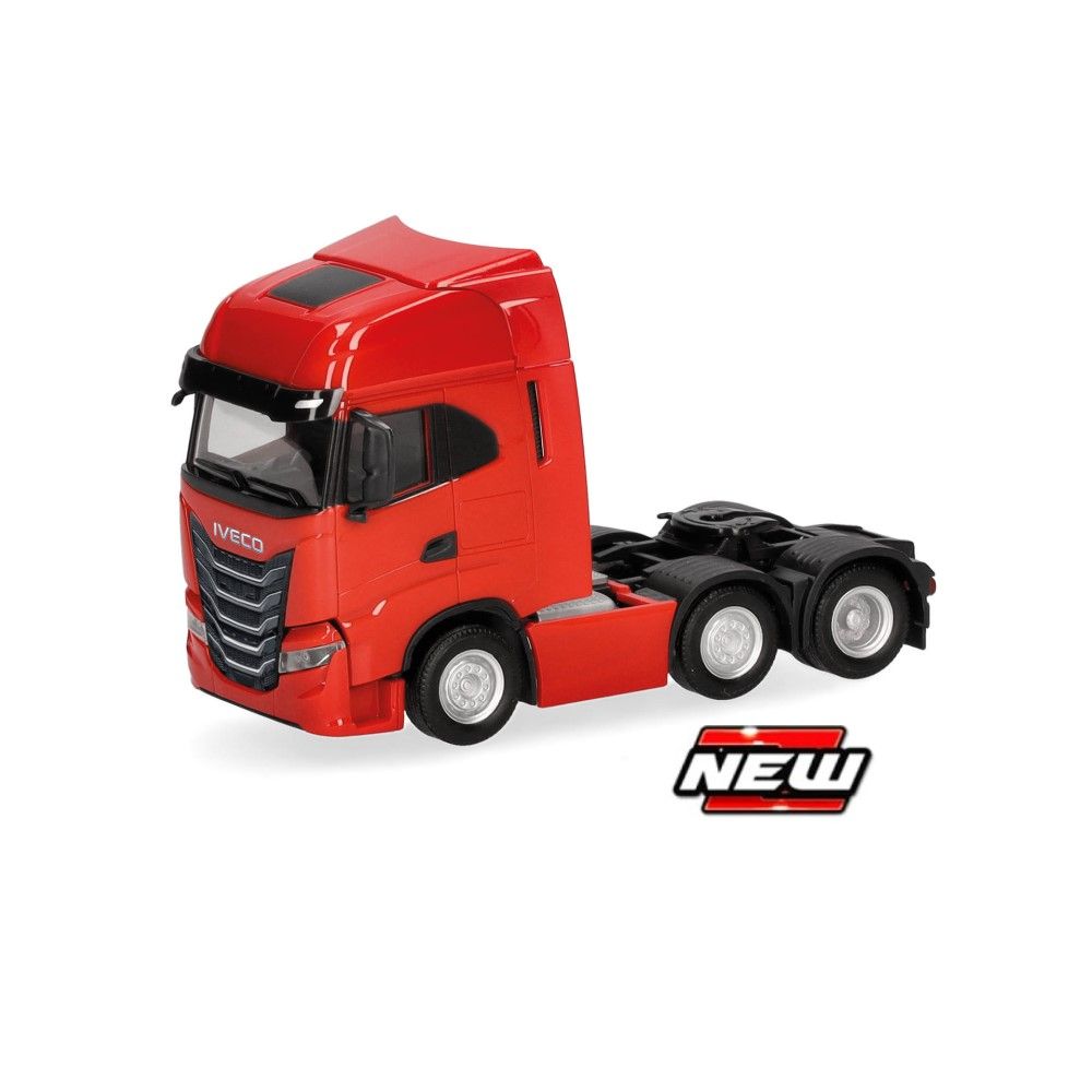 1/87 - Trator rigido Iveco S-Way MY24, 3eixos, vermelho