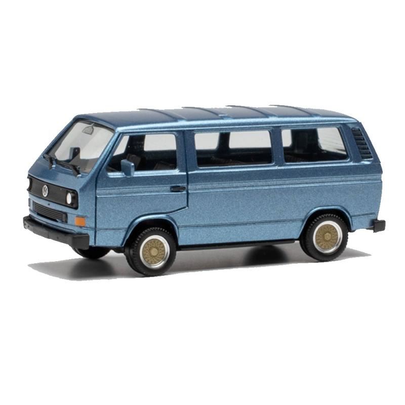 1/87 - VW T3 Bus, azul metalizado