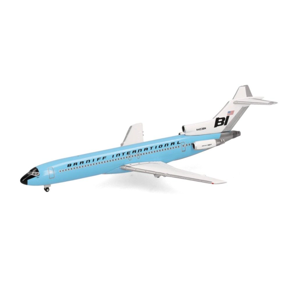 1/500 - Boeing 727-200 Braniff International - Solid New Dark Blue