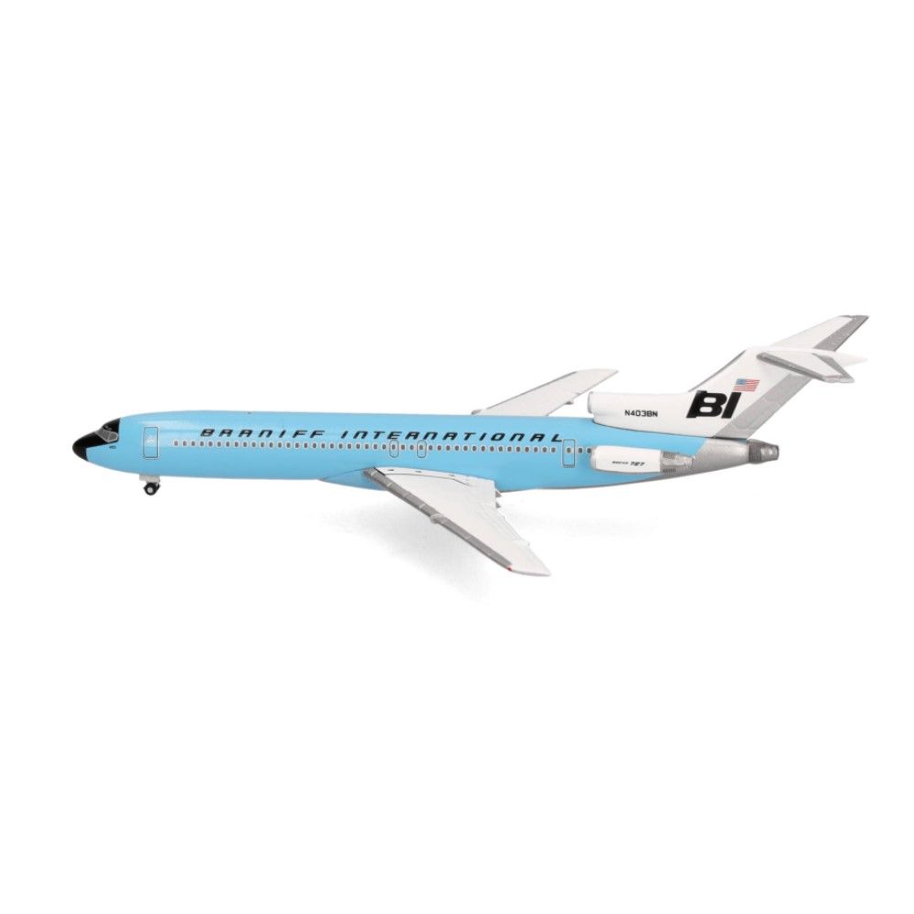 1/500 - Boeing 727-200 Braniff International - Solid New Dark Blue