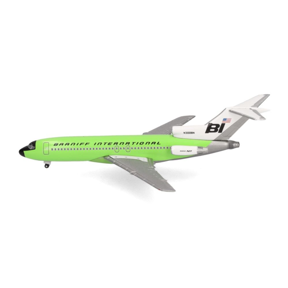 1/500 - Boeing 727-100 Braniff International - solid lime green
