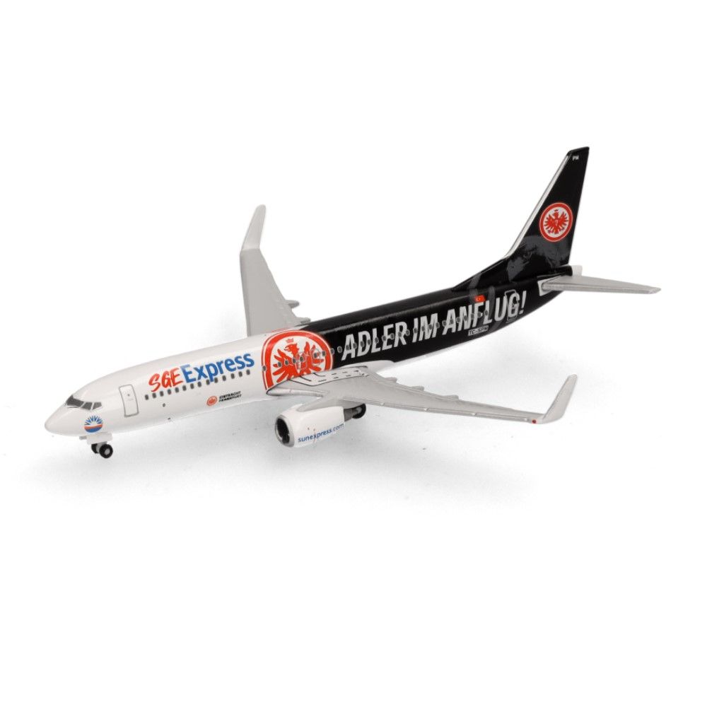 1/500 - Boeing 737-800 Sun Express - Eintracht Frankfurt - SGE Express" - "Adler im Anflug"