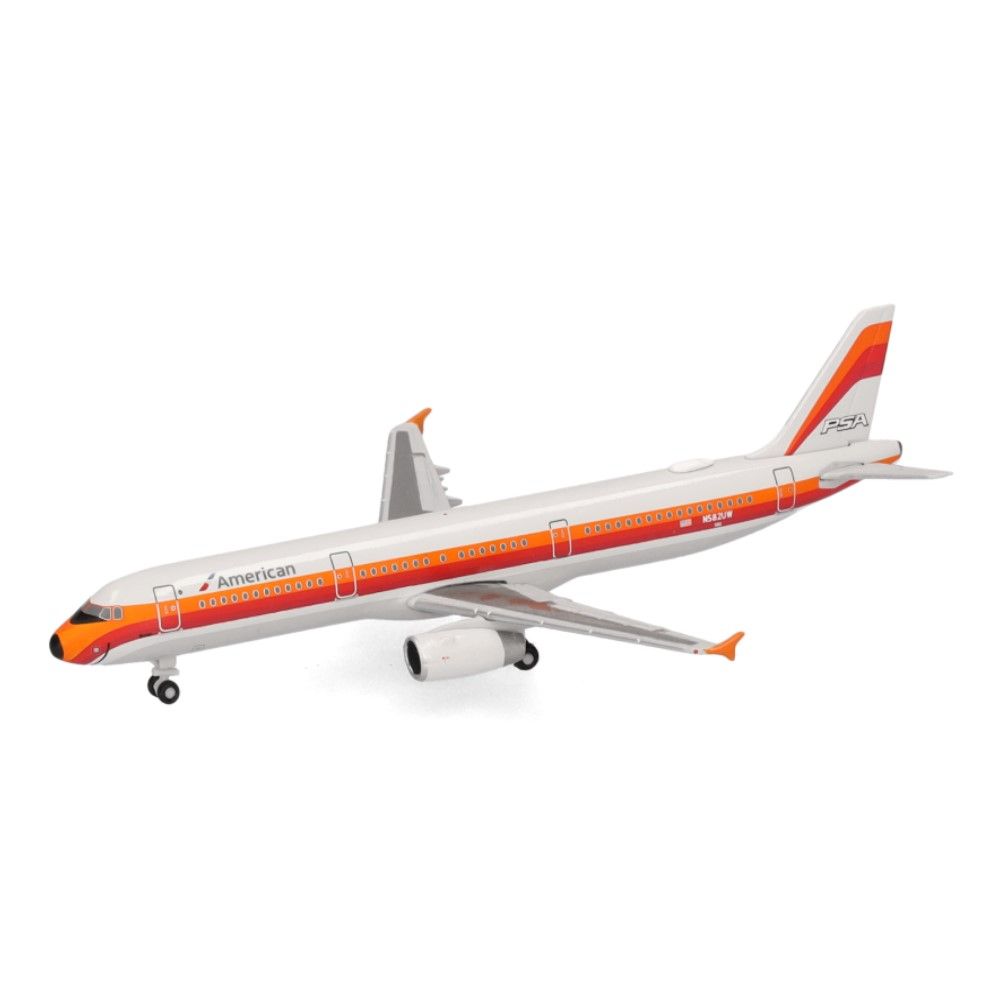 1/500 - Airbus A321 American Airlines - PSA Heritage livery - N582UW