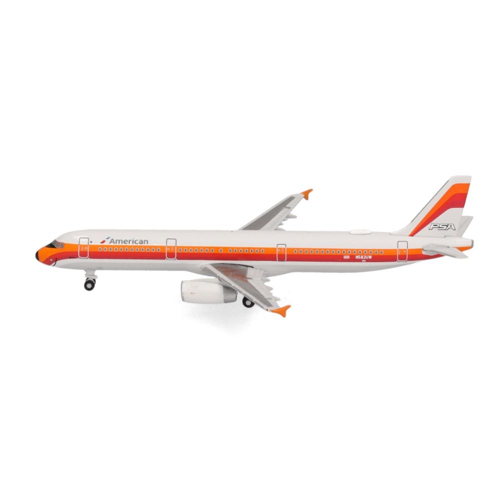 1/500 - Airbus A321 American Airlines - PSA Heritage livery - N582UW