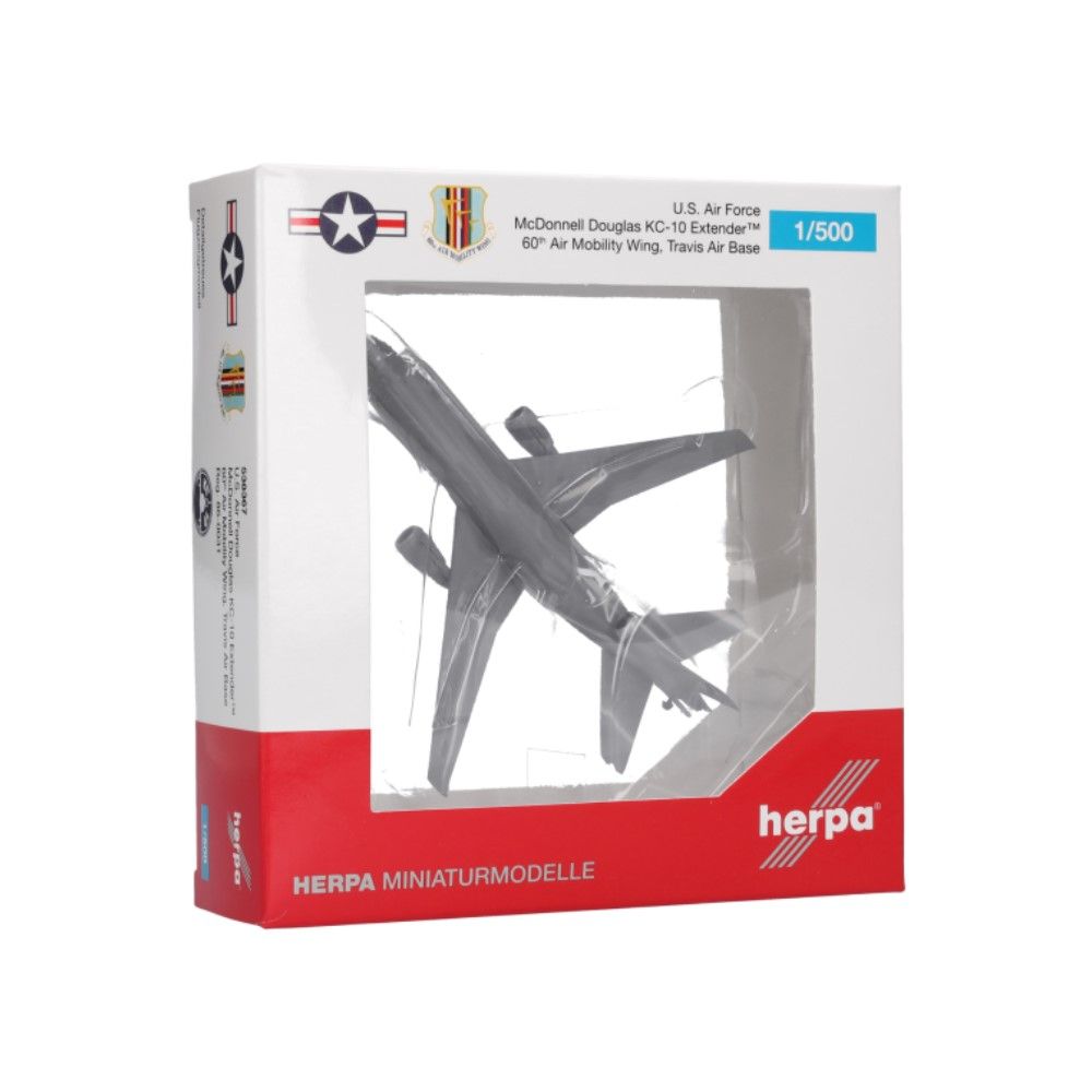 1/500 - McDonnell Douglas KC-10 Extender U.S. Air Force 60th Air Mobility Wing, Travis Air Base – 86-0031