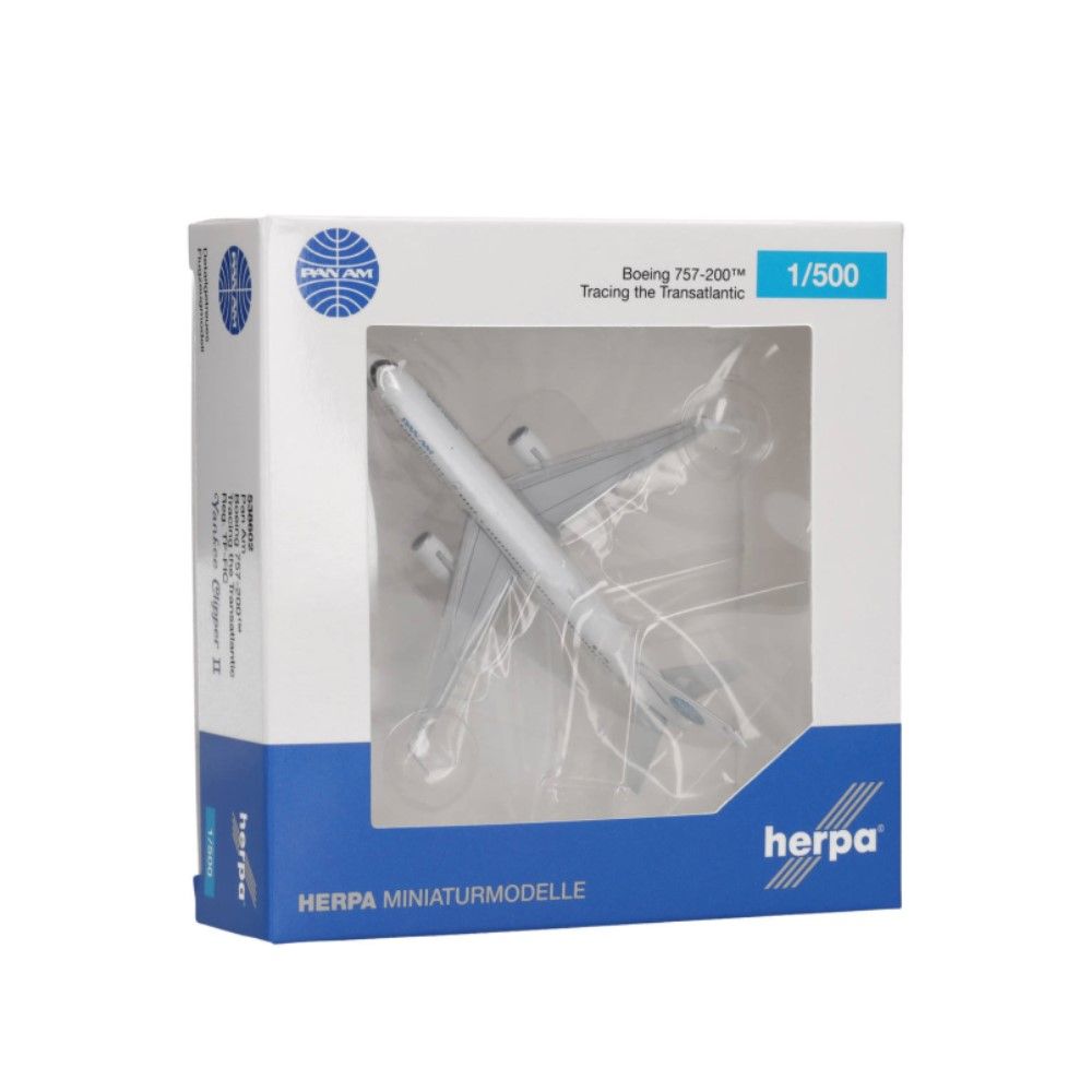 1/500 - Boeing 757-200 Pan Am "Tracing the Transatlantic" – TF-FIC