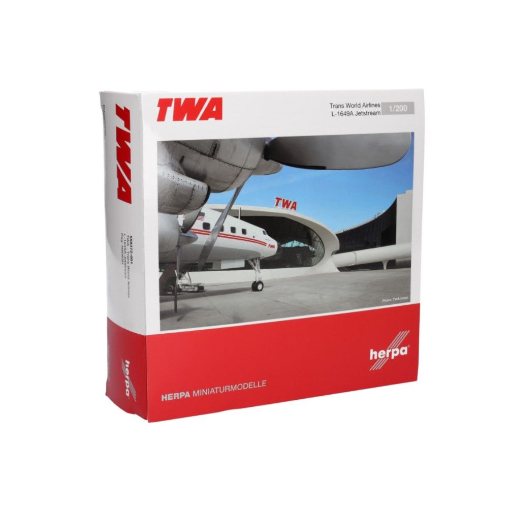 1/200 - Lockheed TWA - Trans World Airlines Lockheed L-1649A Jetstream