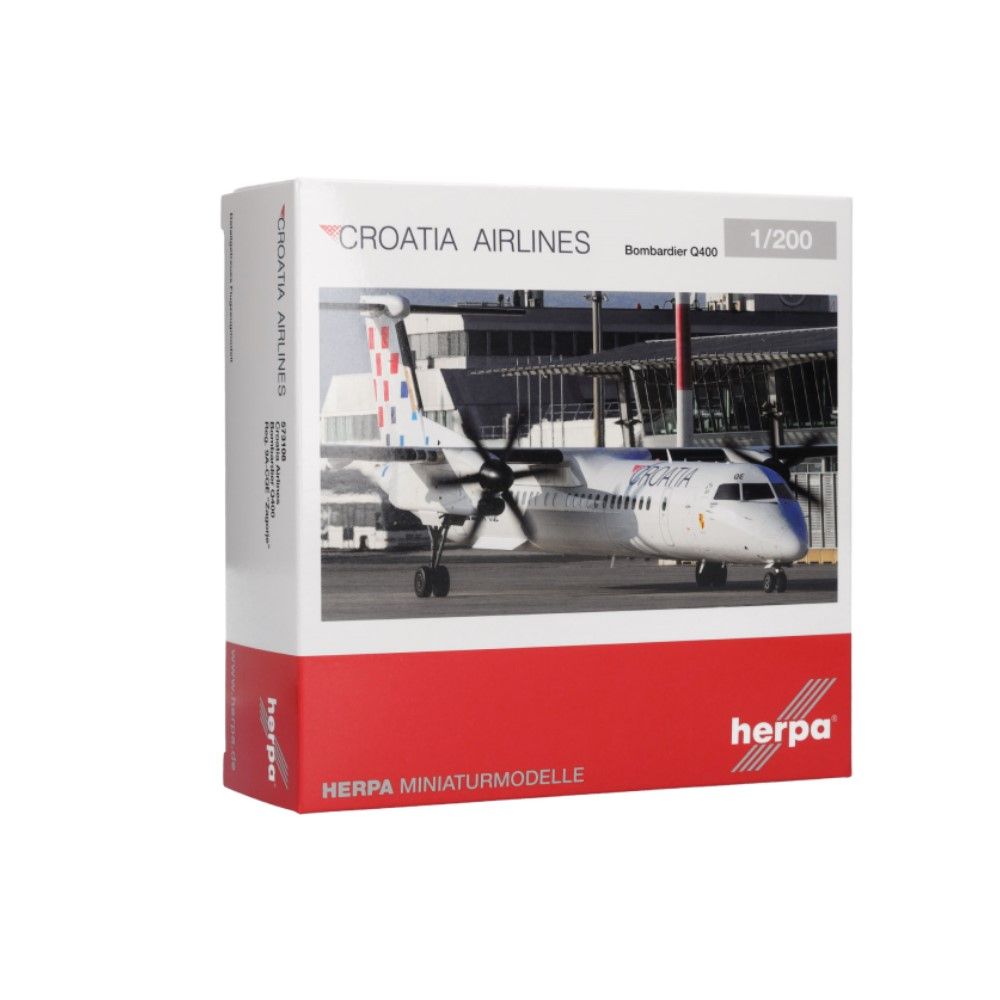 1/200 - Bombardier Q400 Croatia Airlines - “Zagorje” - 9A-CQE
