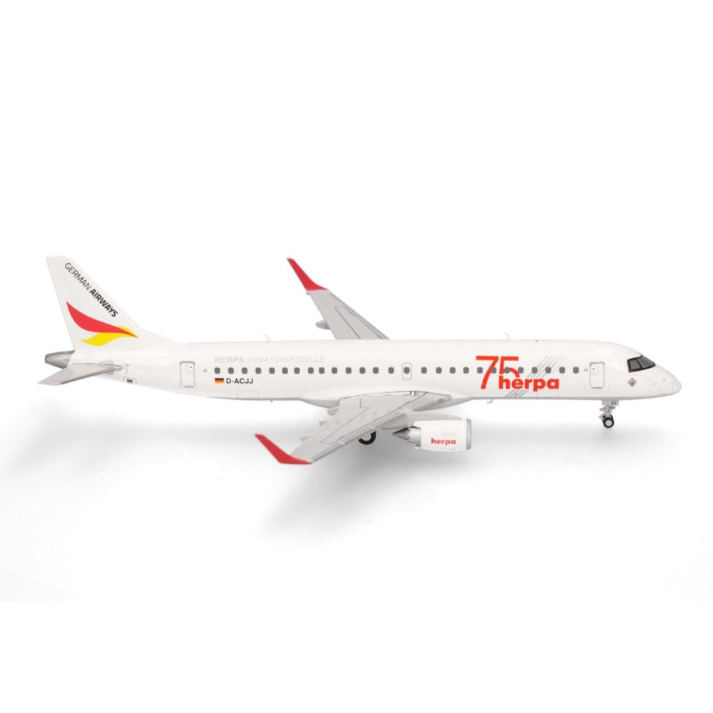 1/200 - Embraer E190 German Airways - Herpa 75 Years