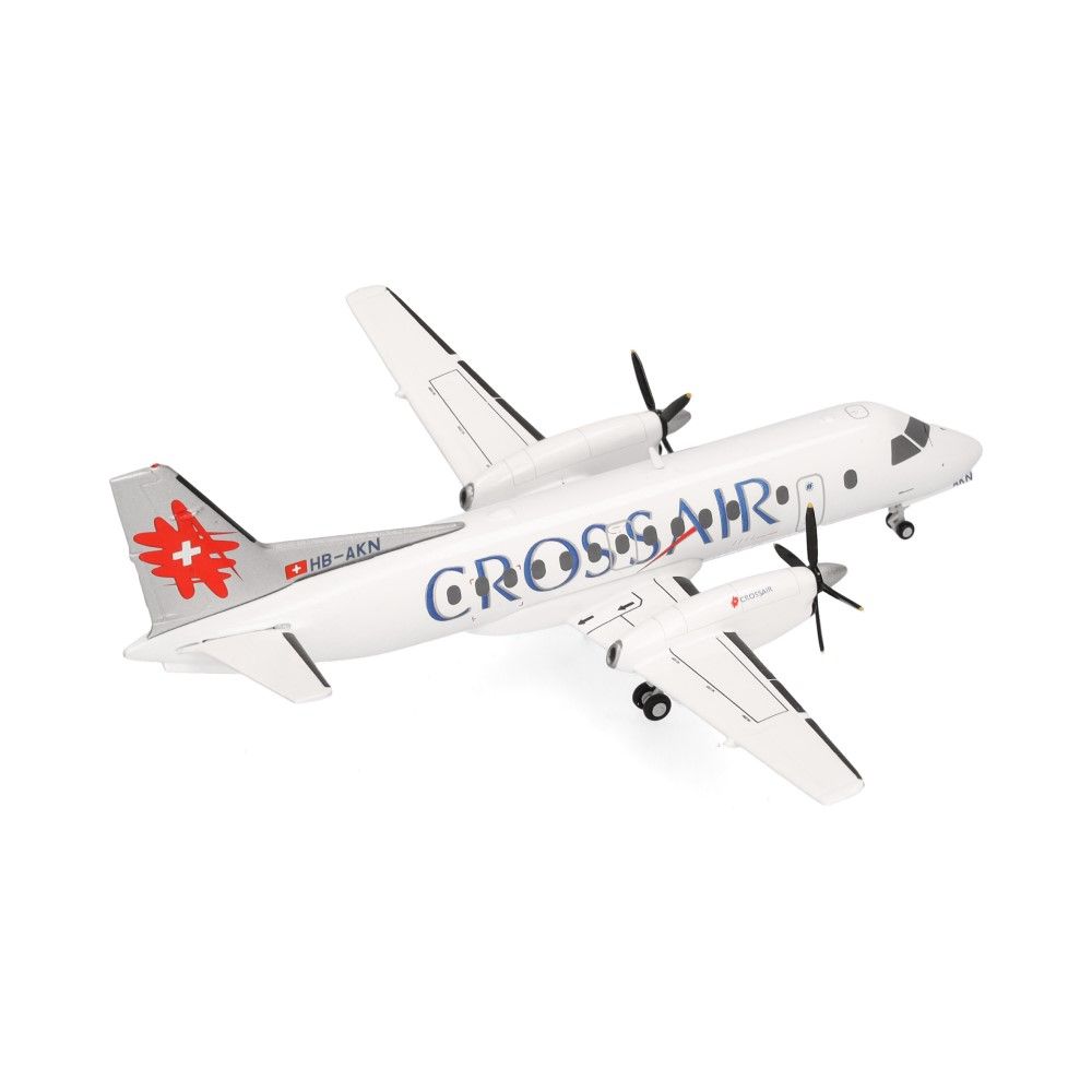 1/200 - Saab 340 Crossair (ultimo esquema de decoração)