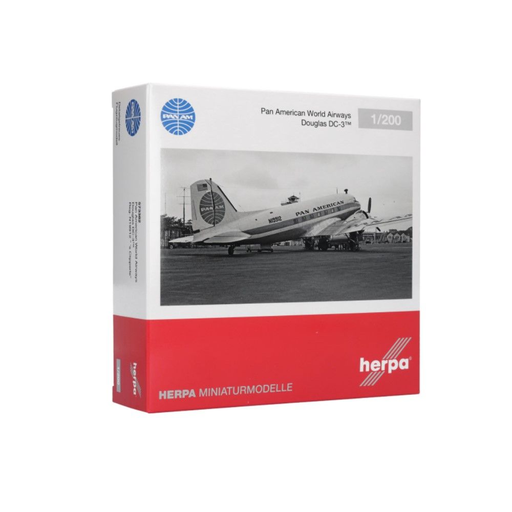 1/200 - Douglas DC-3 Pan American World Airways - N19912 " ´s Clipperle"