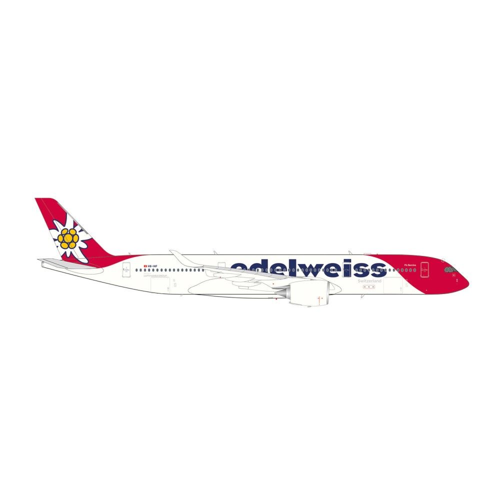 1/200 - Air Airbus A350-900 Edelweiss – HB-IHF “Piz Bernina”