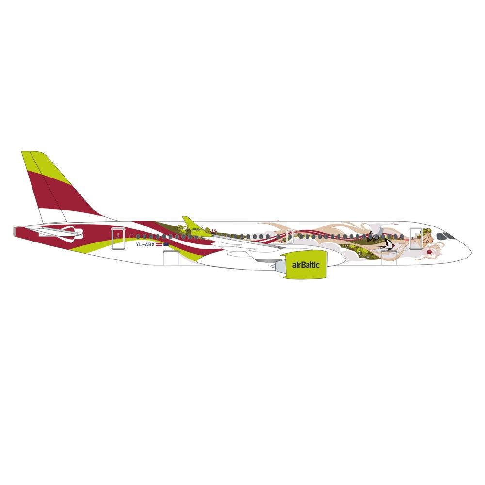 1/200 - Airbus A220-300 Air Baltic  “50th A220” – YL-ABX