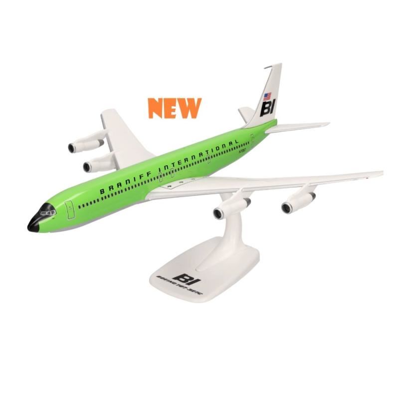 1/144 - Boeing 707-320 Braniff International - verde lima