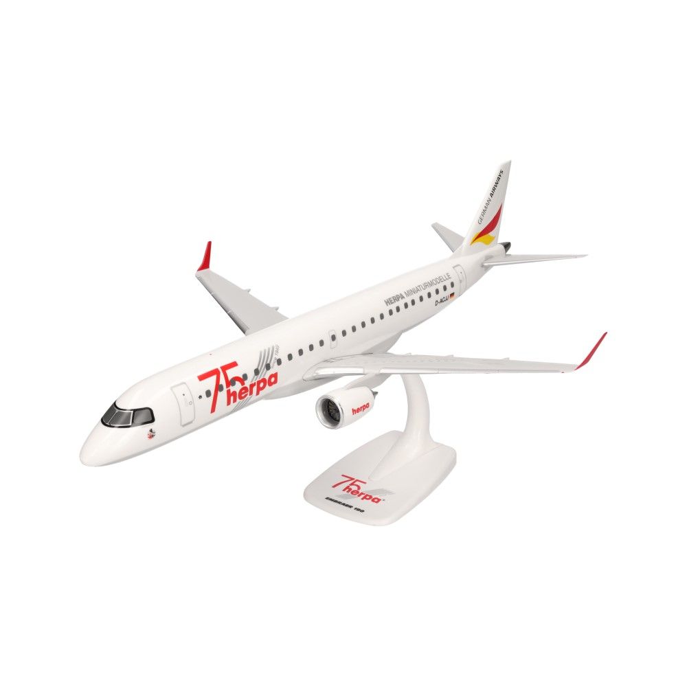 1/100 - Embraer E190 German Airways - Herpa 75 Years