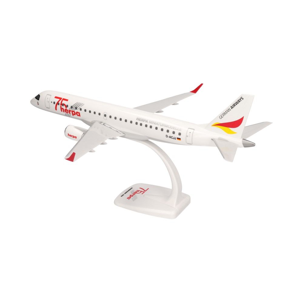 1/100 - Embraer E190 German Airways - Herpa 75 Years