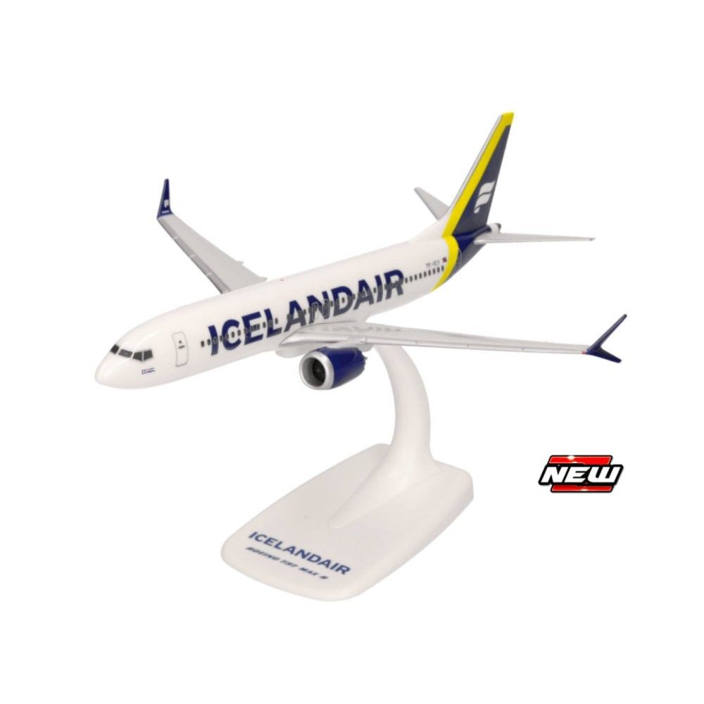 1/200 - Boeing 737 Max 8 Icelandair - yellow tail stripe