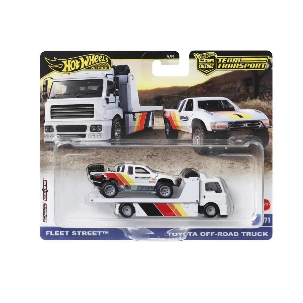 1/64 - Team Transport Toyota Off-Road pick-up + Camião de Transporte