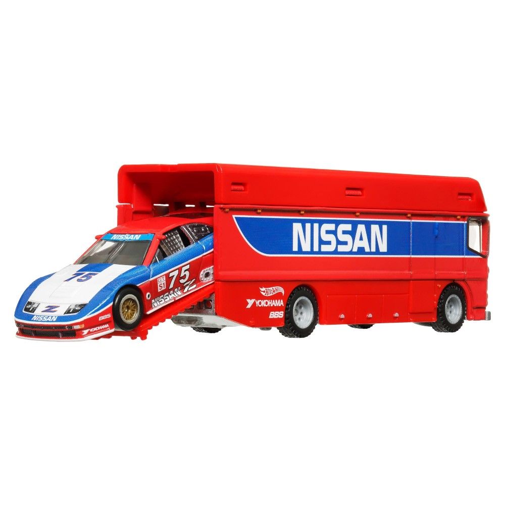 1/64 - Team Transport 1994 Nissan 300 ZX GTS 1994 + Camião de Transporte