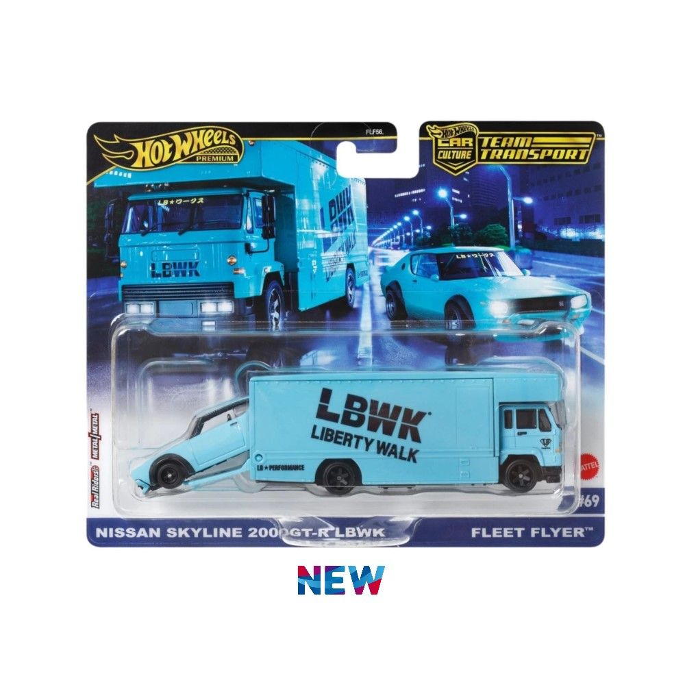 1/64 - Team Transport Nissan Skyline 2000GT-R LBWK + Fleet Flyer