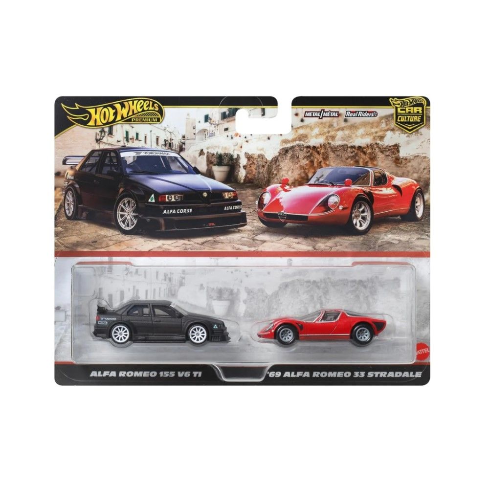 1/64 - Pack Alfa Romeo 155 V6 TI / Alfa Romeo Tipo 33 Stradale