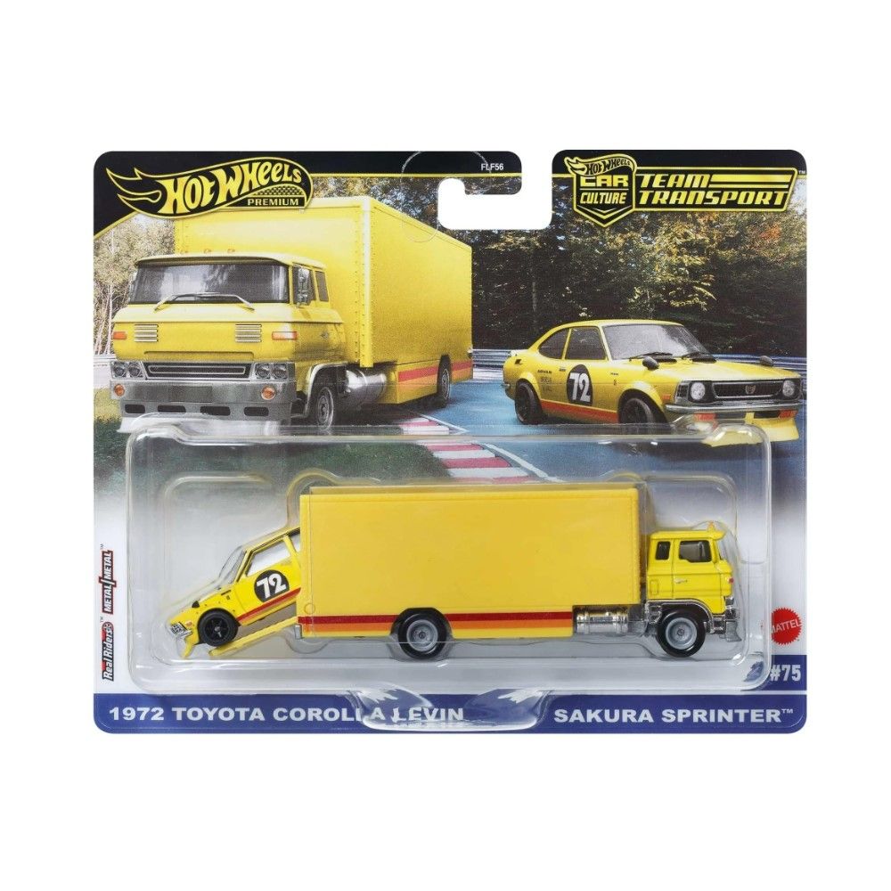 1/64 - Team Transport Toyota 1972 + Toyota Corolla #72
