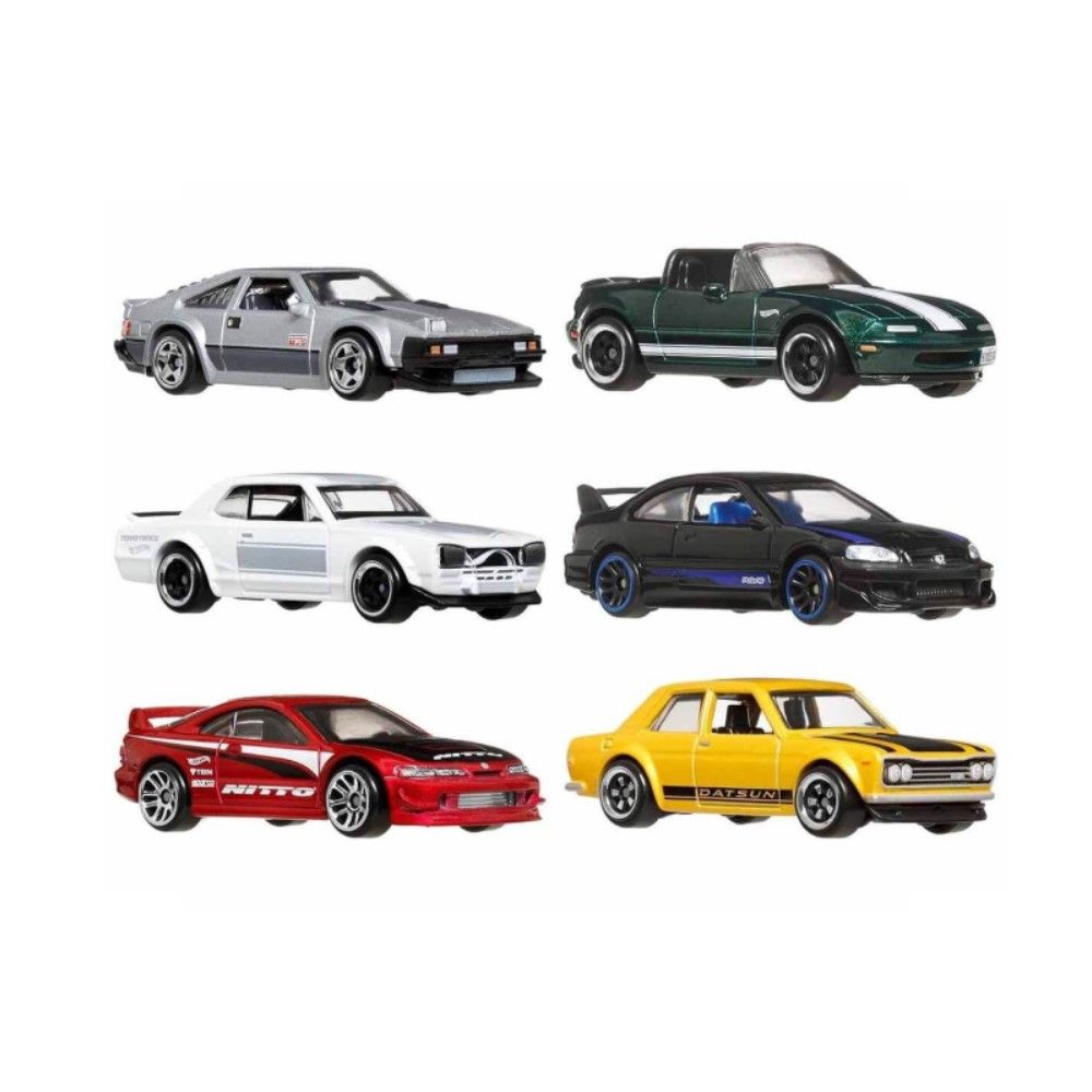 1/64 - Pack 6 Deluxe Japão (6 modelos)