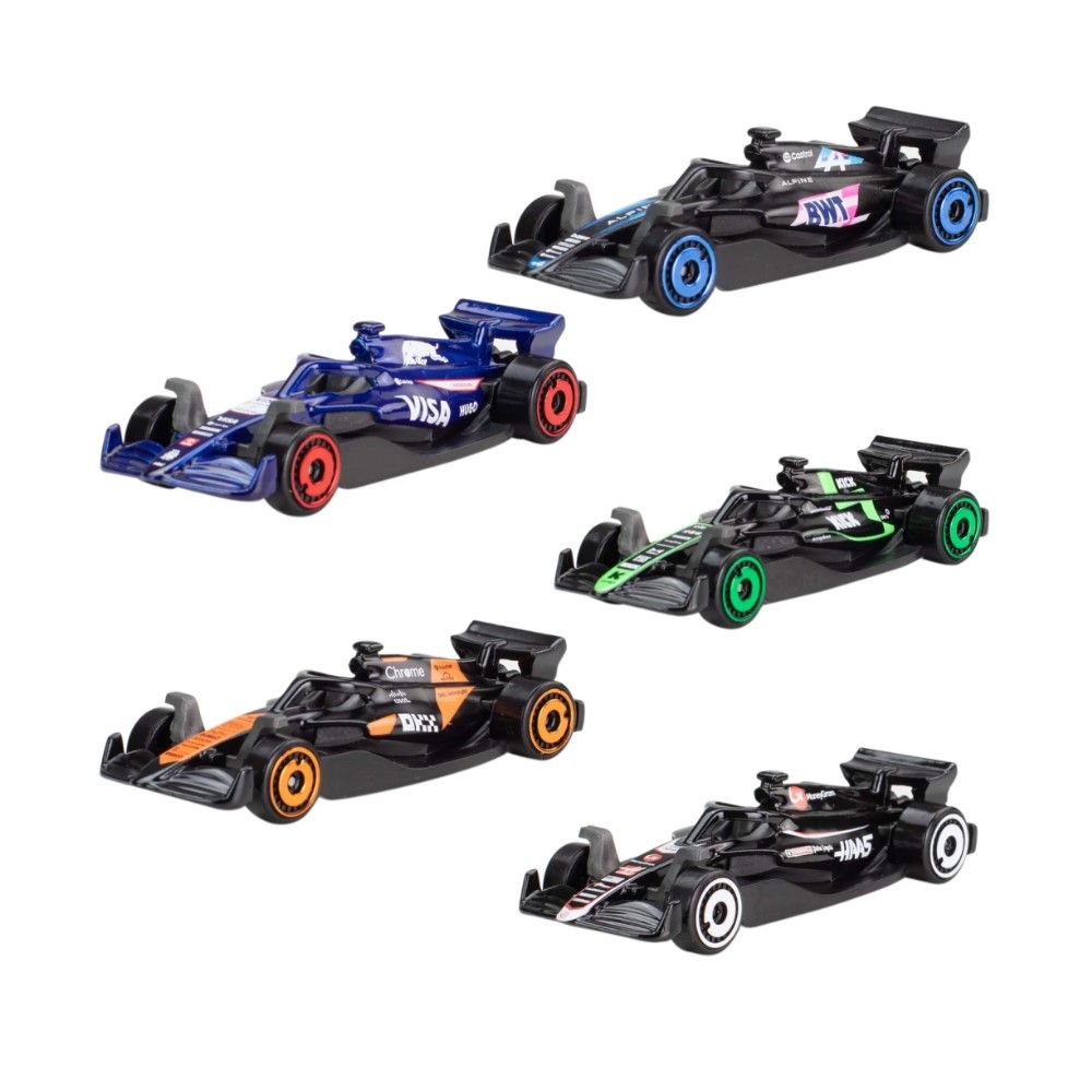 Hotwheels - F1 Pack de 5