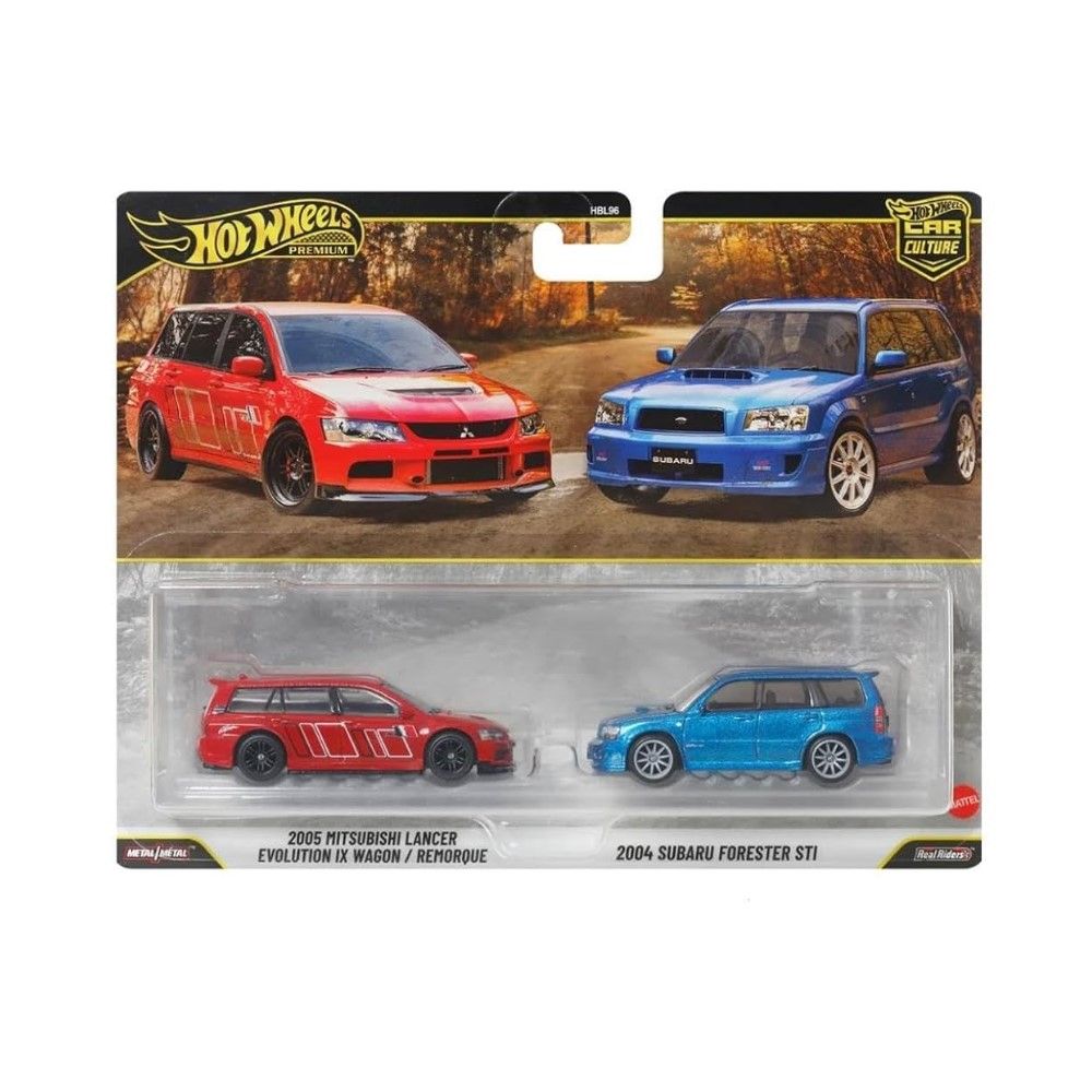 1/64 - Pack Mitsubishi Lancer Evolution IX Wagon / Subaru Forester