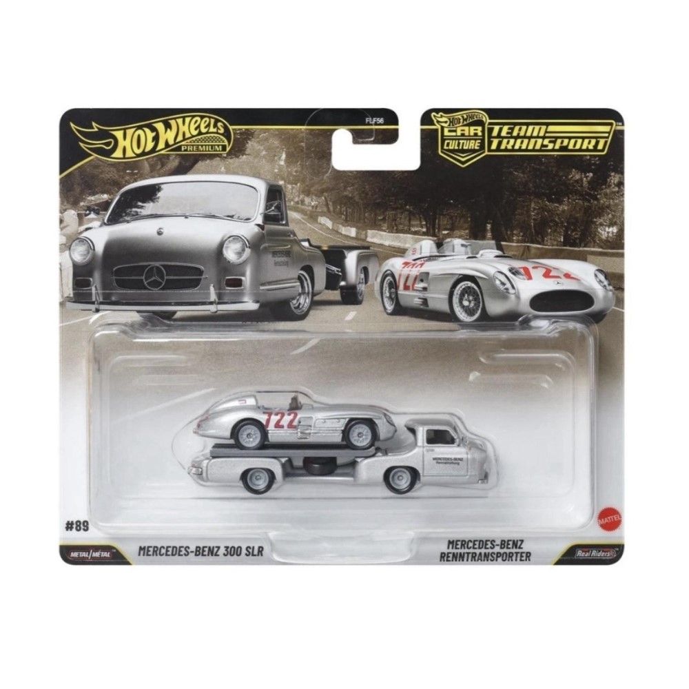 1/64 - Team Transport Mercedes-Benz 300 SLR + Mercedes-Benz Renntransporter