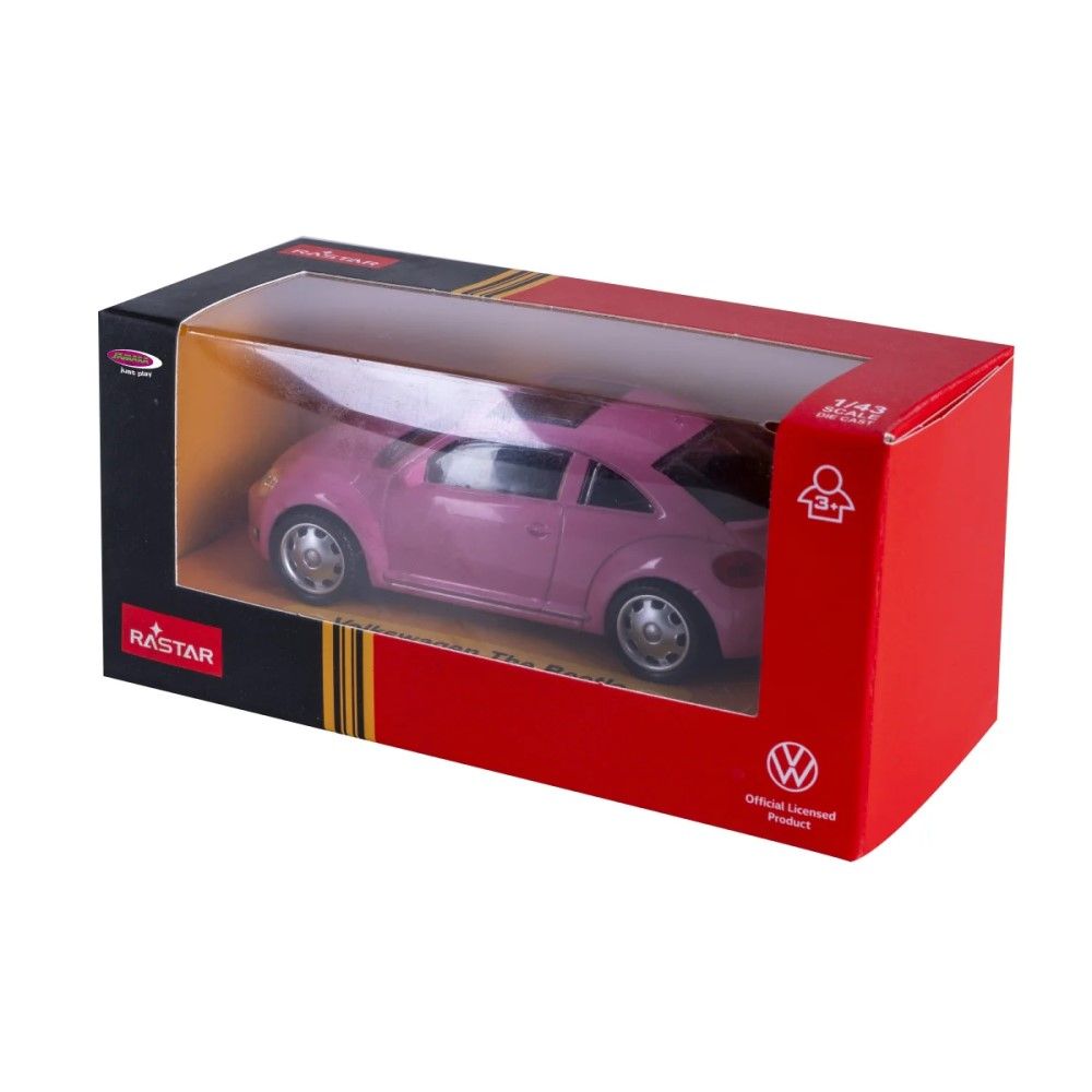 1/43 - VW Beetle Diecast, pink