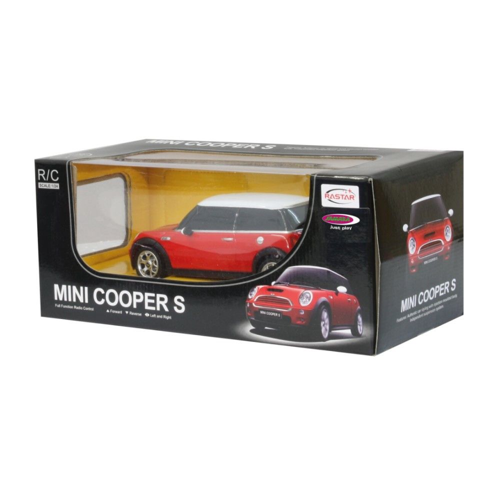 1/24 - Mini Cooper S, vermelho - 2,4GHz