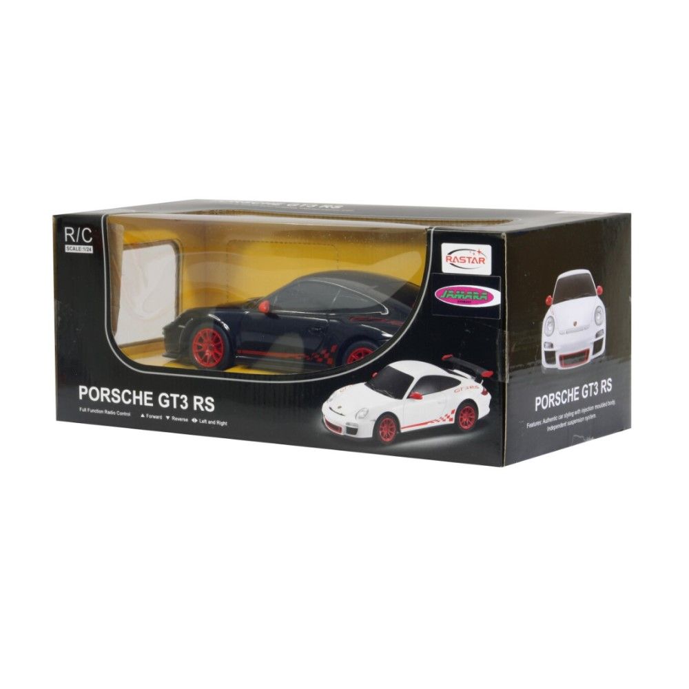 1/24 - Porsche GT3 RS, preto - 2,4GHz
