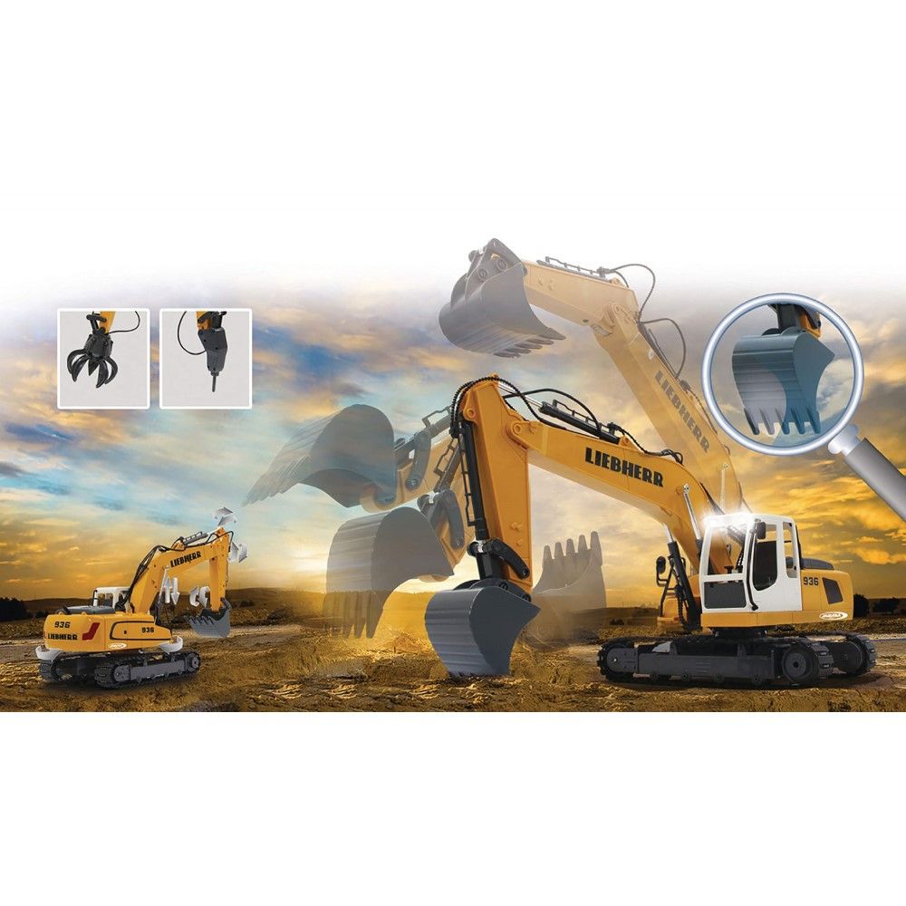 1/20 - Escavadora Liebherr R936 - 2,4GHz