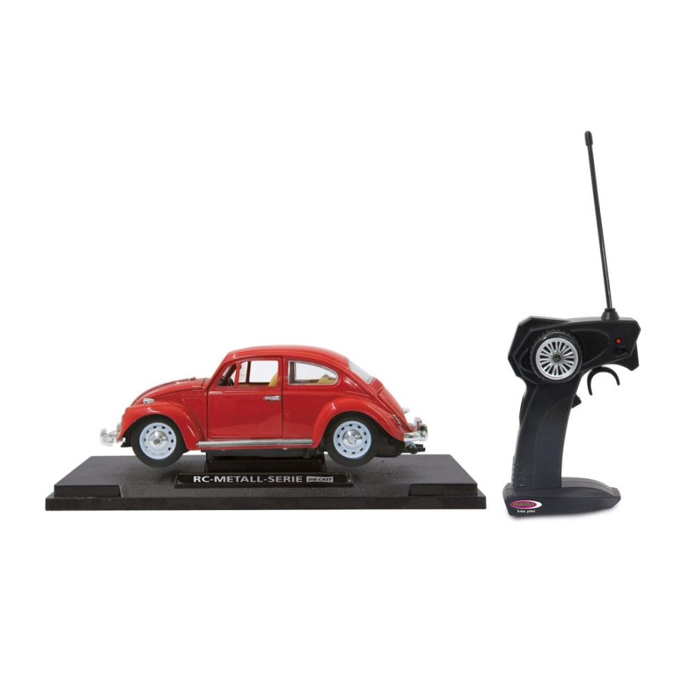1/18 - VW Carocha Vermelho - 27MHz
