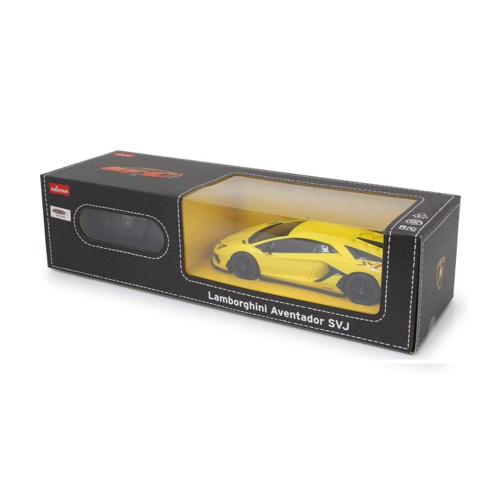 1/24 - Lamborghini Aventador SVJ, amarelo - 2,4GHz