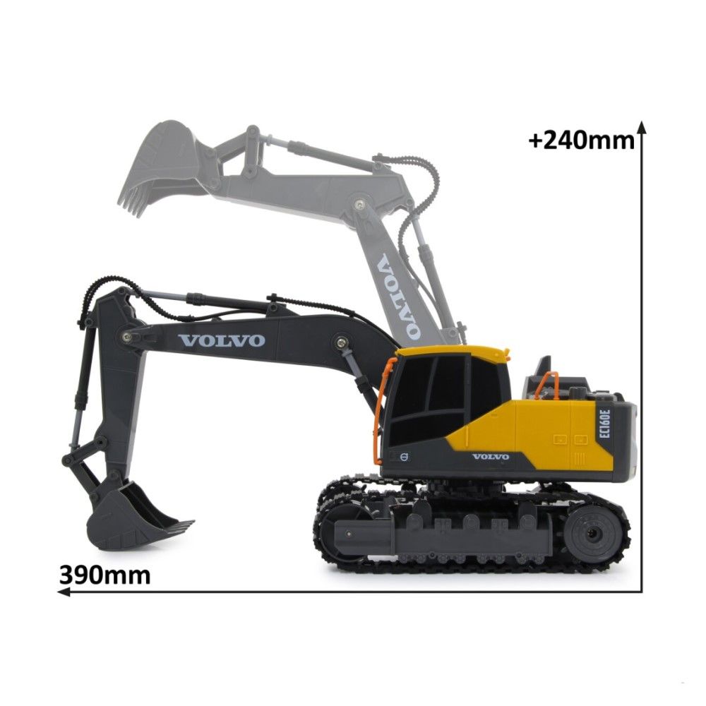 1/26 - Escavadora Volvo EC160E - 2,4GHz