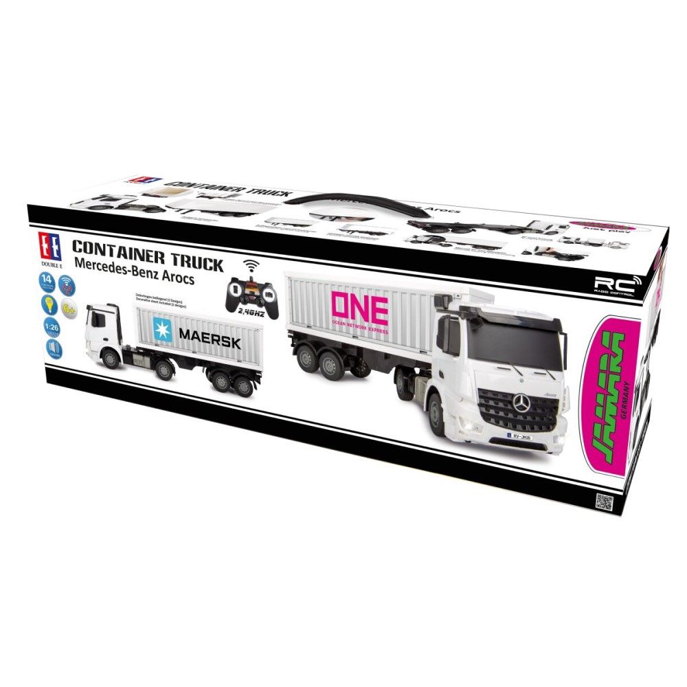 1/26 - Camião Mercedes-Benz Arocs com semi-reboque - 2,4GHz