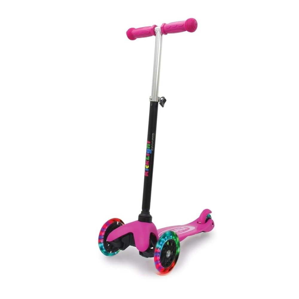 Trotinete Kick Light com luz, Rosa