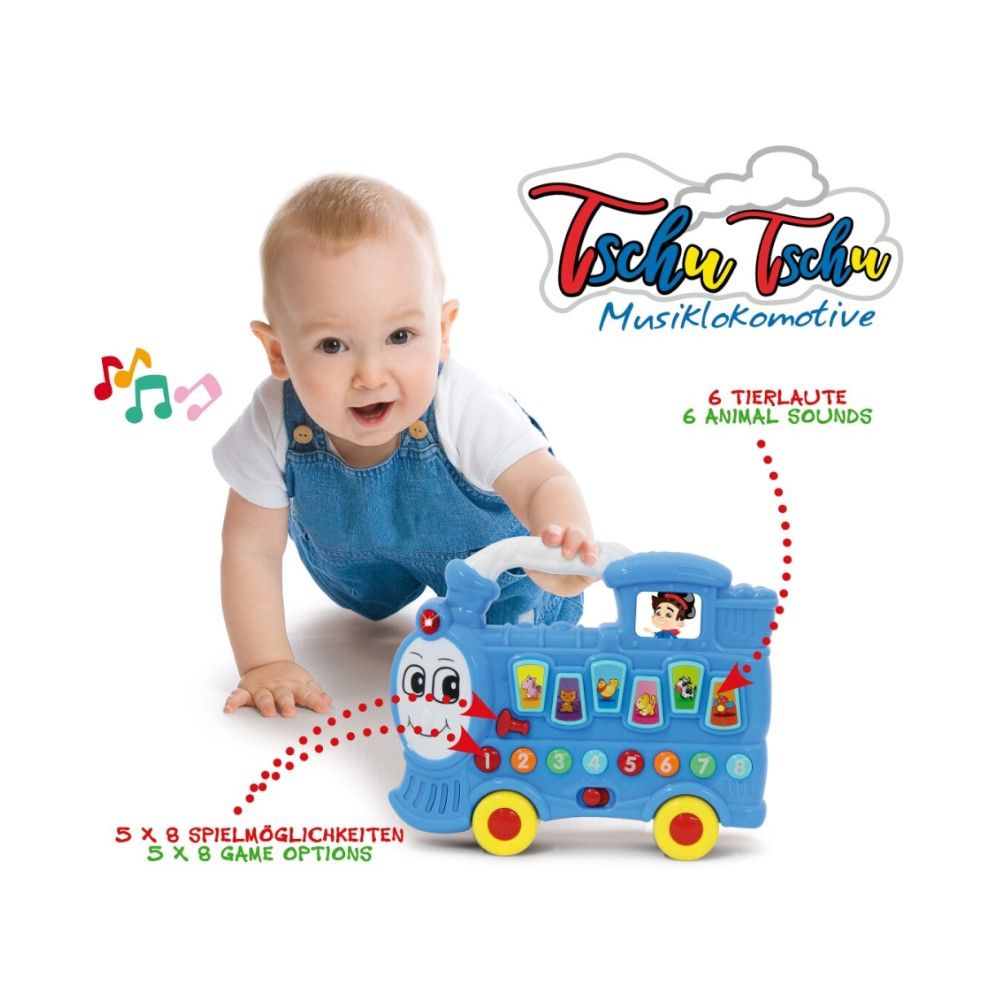 Comboio com Luzes e Sons, Azul