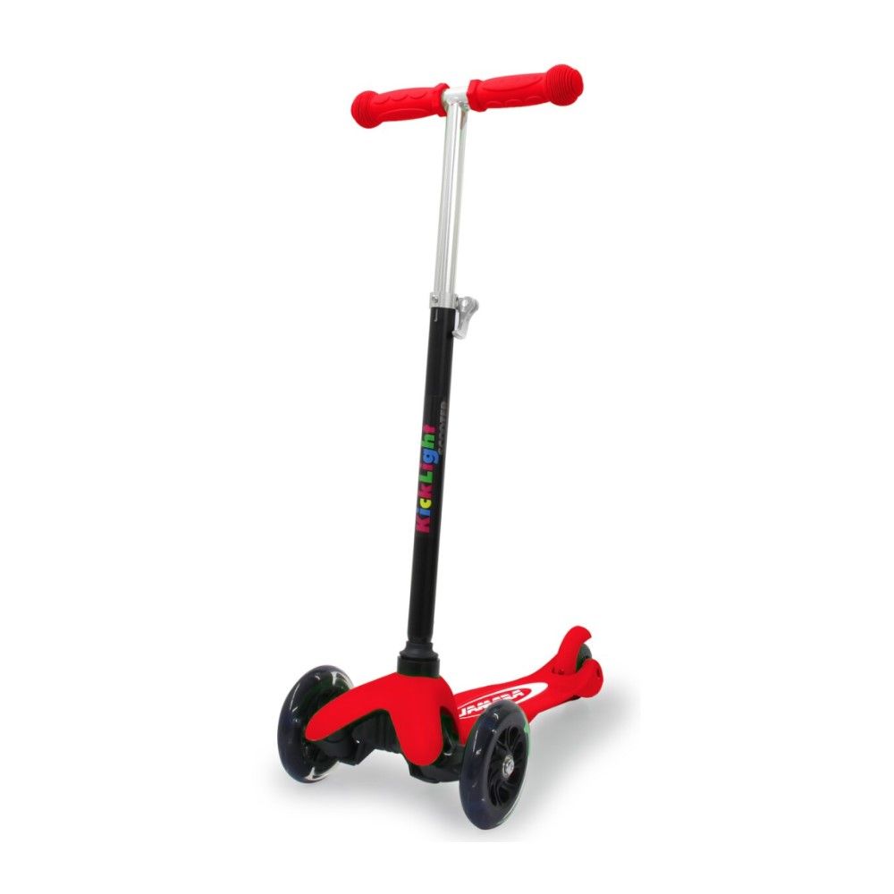 Trotinete Kick Light com luz, Vermelha