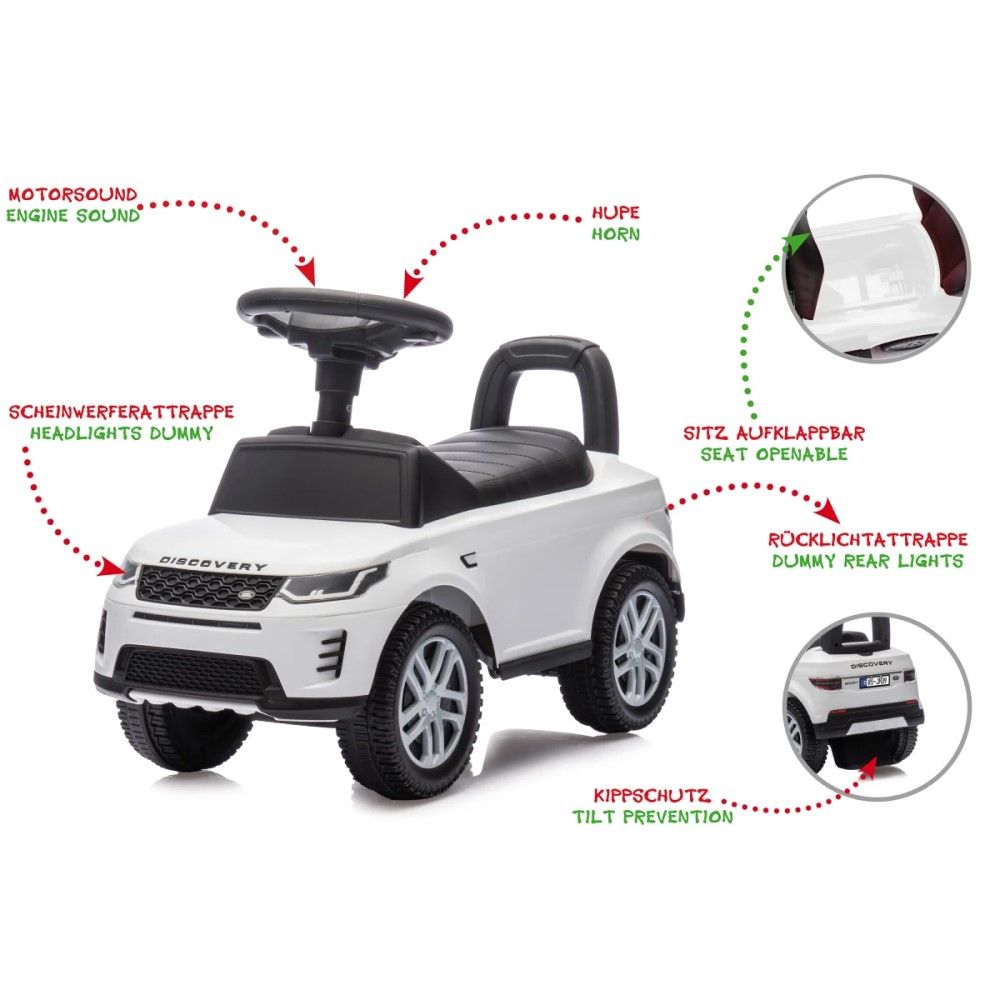 Andador Land Rover Discovery, Branco 2 em 1