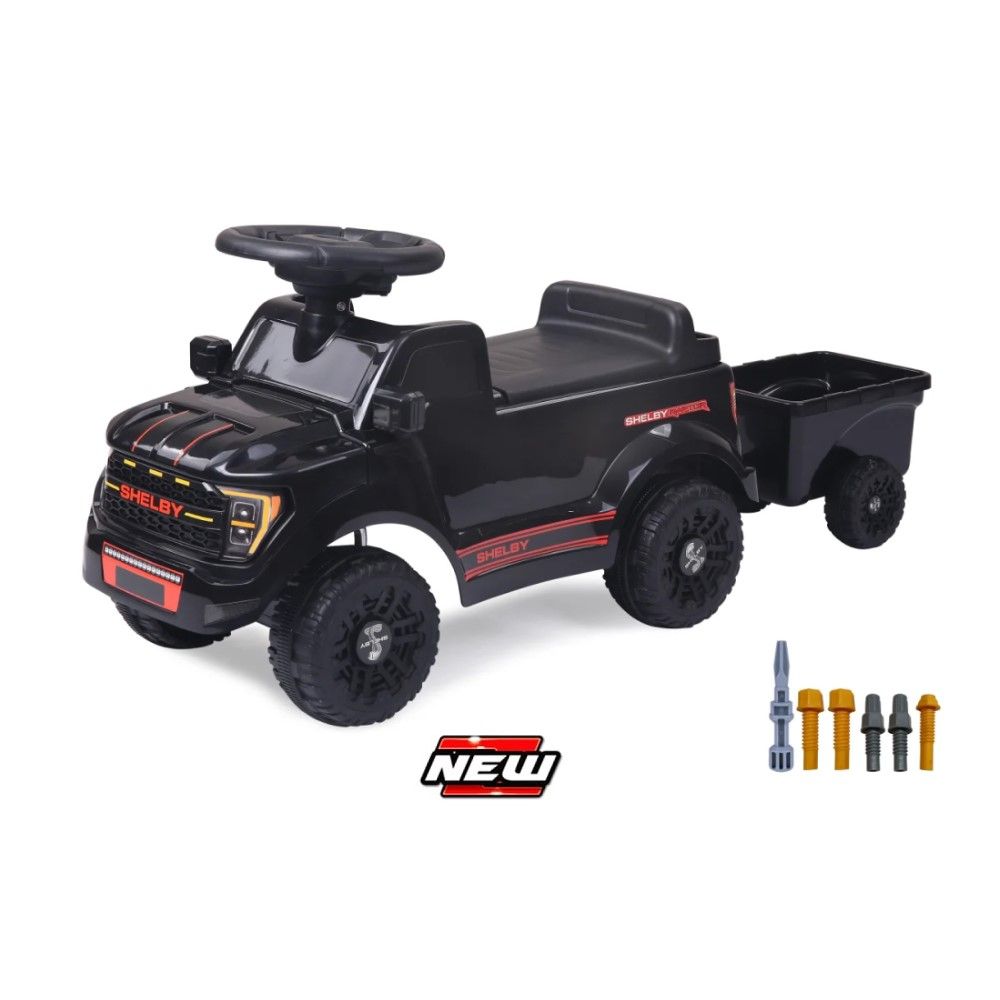 Andador Ford F-150 Raptor com Reboque, Preto