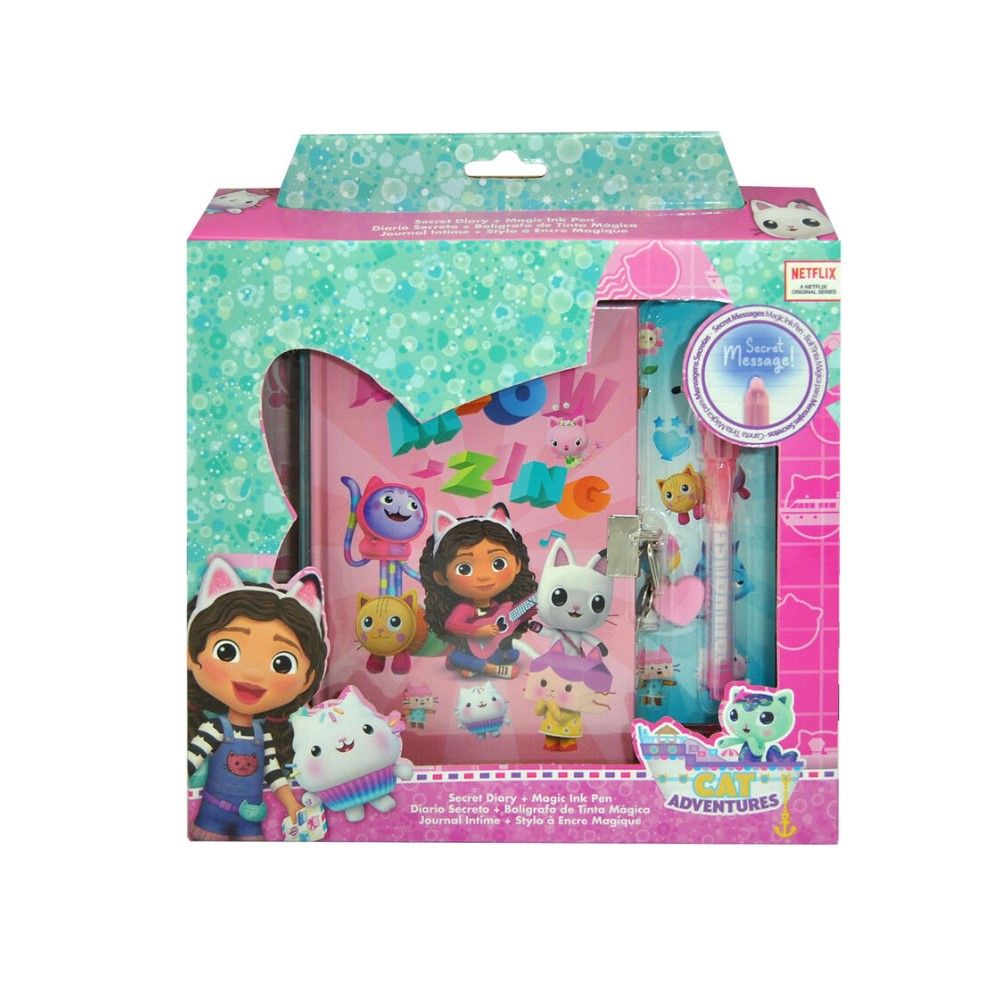 Conjunto Diário + Caneta Mágica da Gabby