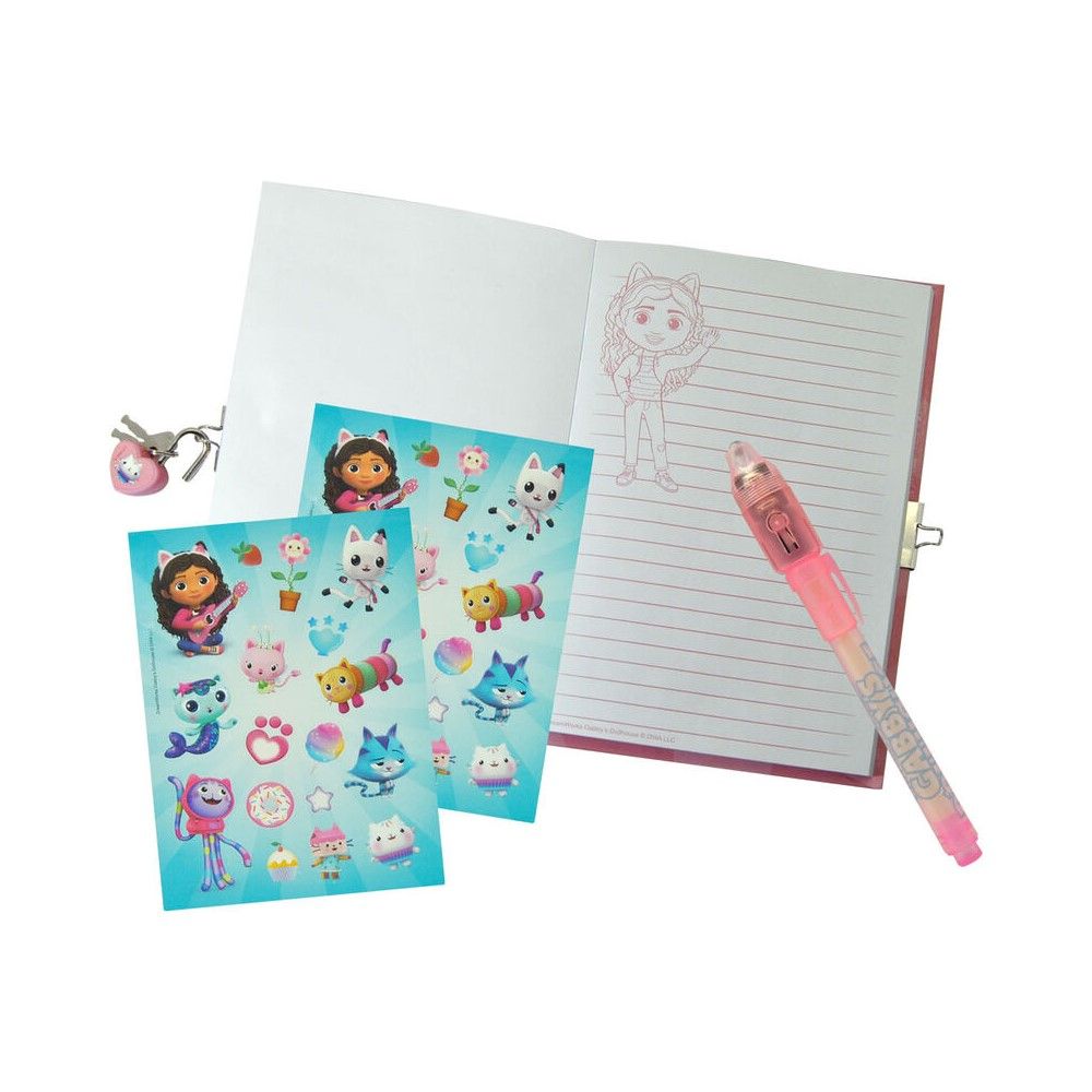 Conjunto Diário + Caneta Mágica da Gabby
