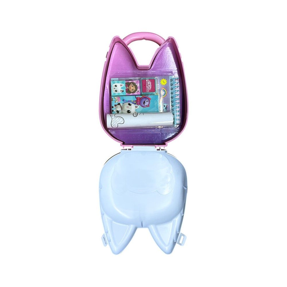 Mala Conjunto de Papelaria 3D da Gabby