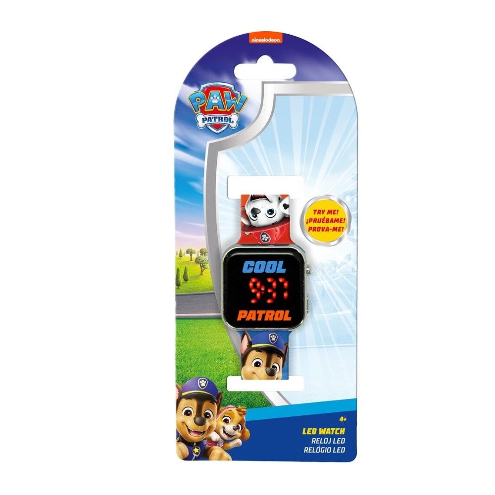 Relogio Led Patrulha Pata